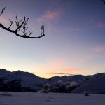 Coucher de soleil dans les Pyrénées